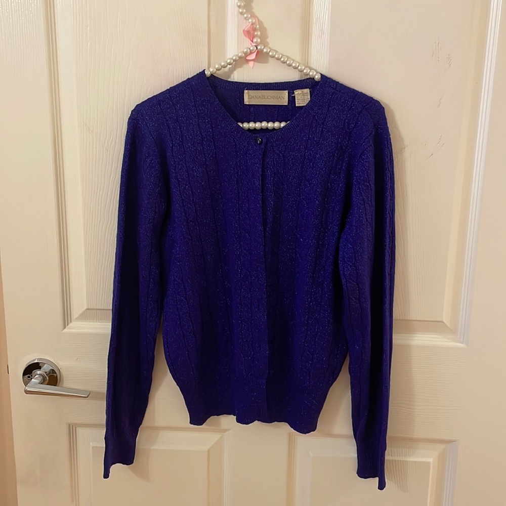 Blue sparkly Cardigan